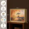 Boom - Landschap - Oranje Light Box met batterij (Wandlamp) middel -USP_websiteoverzichtNL