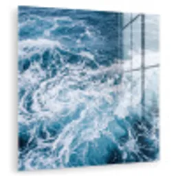 Golven - Oceaan - Blauw plexiglas 5mm klein -zzzproduct_nieuw