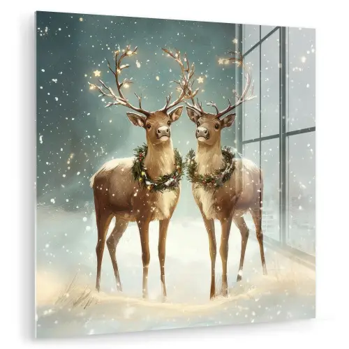 Kerstmagie - Winterwoud - Rendier plexiglas 5mm klein -zzzproduct_nieuw