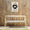 Love - Muziek - Quote Tuinposter op houten frame 2 cm dik klein -sfeer4
