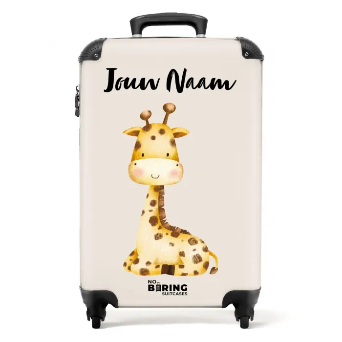 Gigi Giraffe NBS - Handbagage koffer - Kinderen Unisex middel -productfoto_recht
