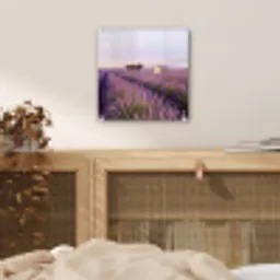Lavendel - Landschap - Sereen - Paars plexiglas 5mm klein -sfeer4
