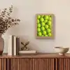 Tennisballen - Bal - Geel Light Box met kabel (Tafellamp) klein -sfeer2