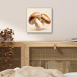 Champignons - Zacht - Beige aluminium wit klein -sfeer3