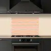 Zee - Dieren - Rood - Strepen keuken achterwand spatscherm klein 900 -sfeer1