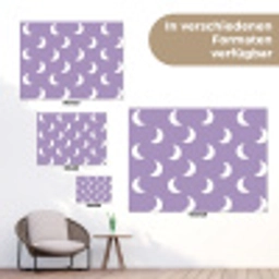 Manen - Patroon - Paars tuinposter los doek klein 239 -Xsfeer9_DE