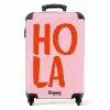 Quotes - Hola licht roze NBS - Handbagage koffer - Kinderen Unisex middel -productfoto_recht