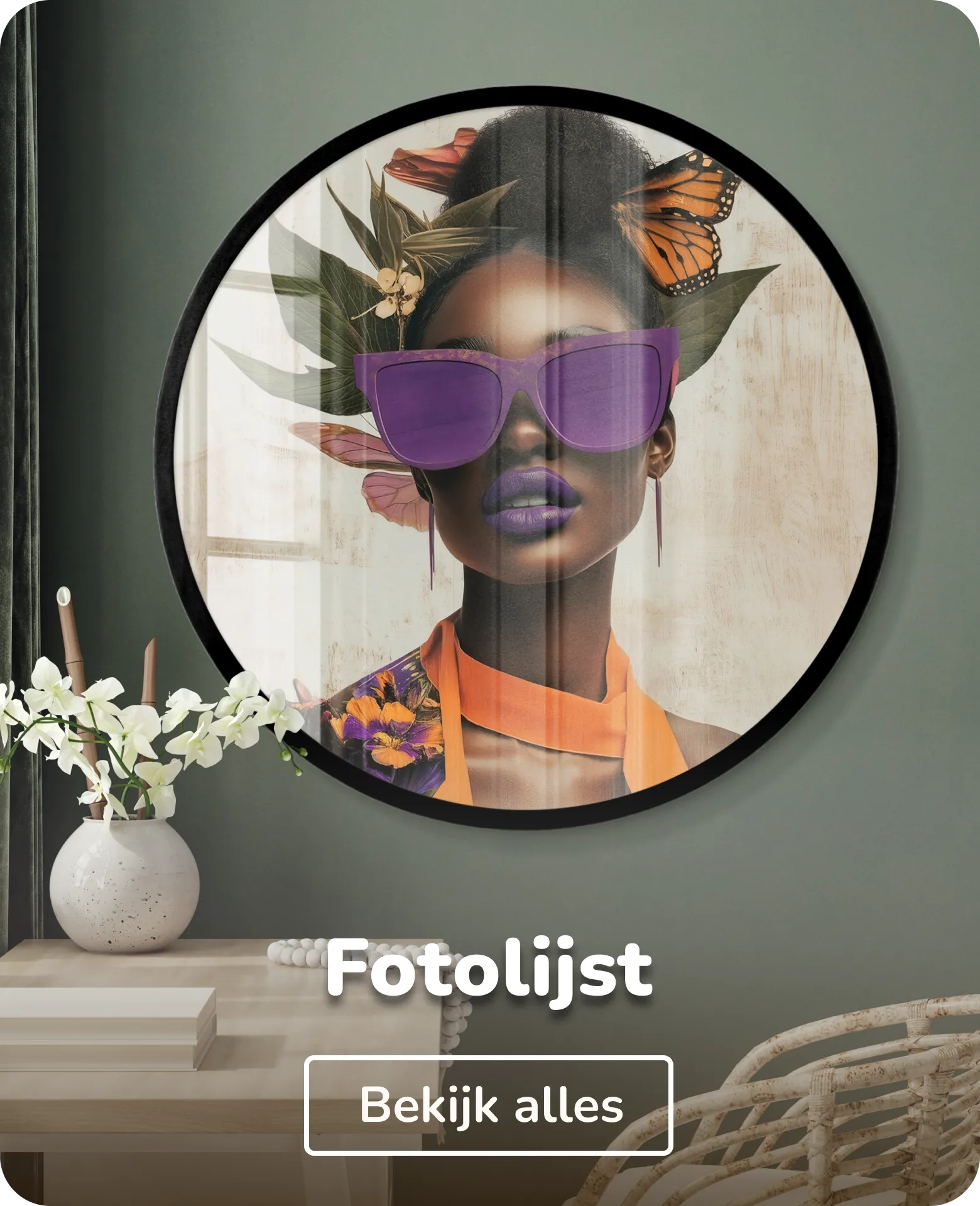 Fotolijst muurcirkel