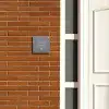 Grijze natuursteen - Sierlijk Naambord Vierkant klein -sfeer3-XS