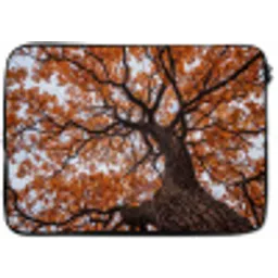 Boom - Bladerdak - Herfst - Oranje - Sfeervol laptophoes neopreen klein -zkaufland3dotto