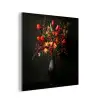 Bloemen - Takken - Boeket aluminium wit klein -3d