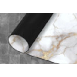 Wit - Goud - Marmer - Grijs Keukenloper - keukenmat middel 536 -closeup