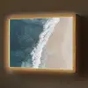 Strand - Zee - Golven Light Box met batterij (Wandlamp) middel -z3d_website