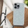 Klassiek - Bloemen - Blauw Hoesje iPhone 16 Pro Max met koord klein 804 -sfeer4