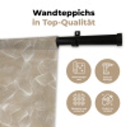 Organisch - Textuur - Beige Wandkleed katoen klein 269 -tsfeer2_DE