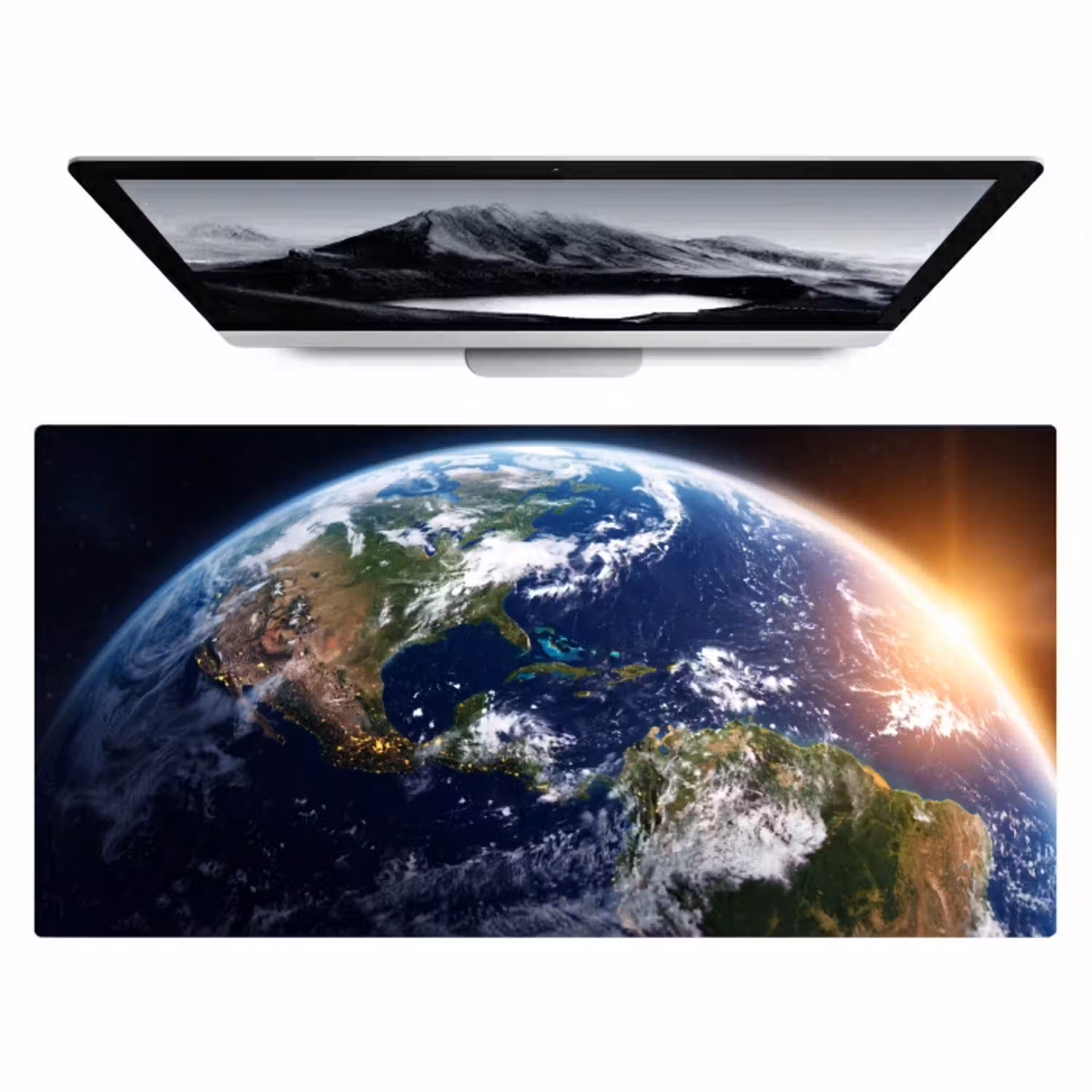 Planeet - Ruimte - Kosmos Muismat XXL klein -zzz3d