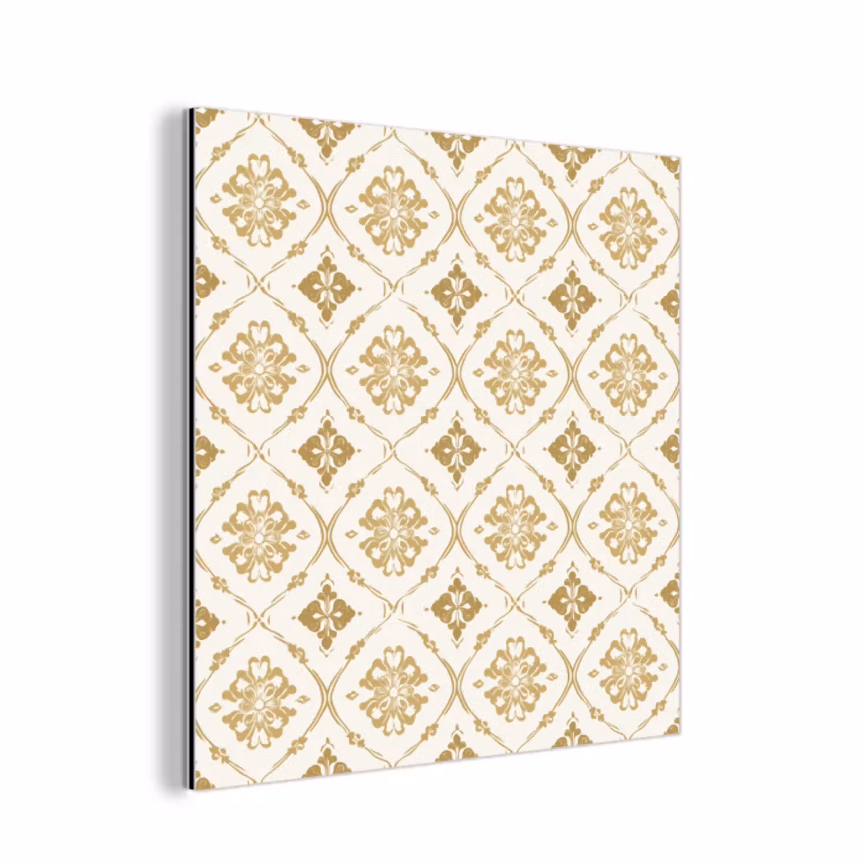 Ornament - Klassiek - Goud aluminium wit klein 46 -3d