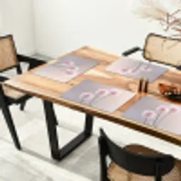 Bloemen - Bollen - Roze Placemat vinyl groot -zzsfeer4_Kitchenyeah-website