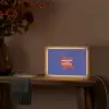 Slow down you're doing fine - Ster - Blauw Light Box met kabel (Tafellamp) klein -sfeer4