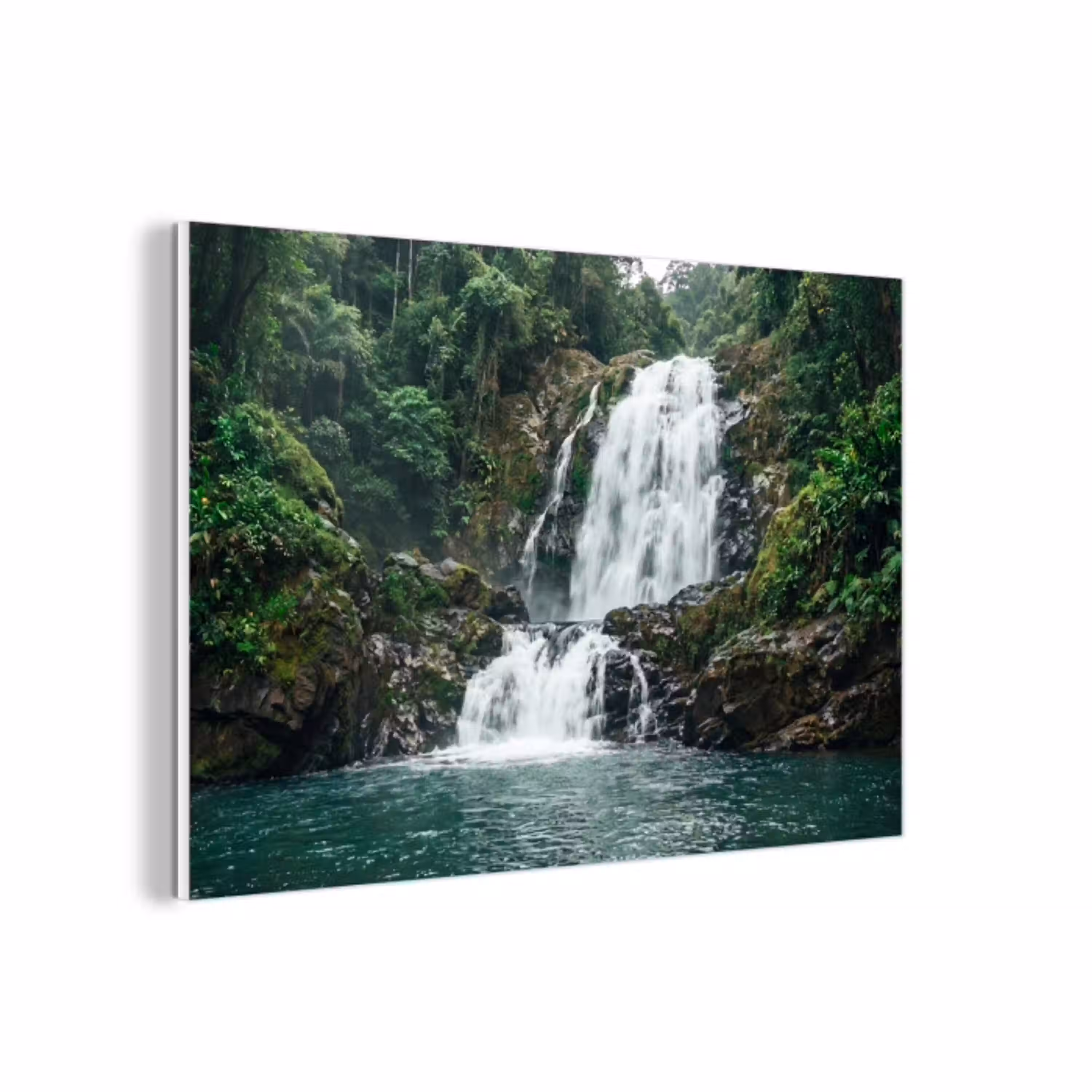 Waterval - Bos - Natuur - Groen forex 5mm xxl -3d