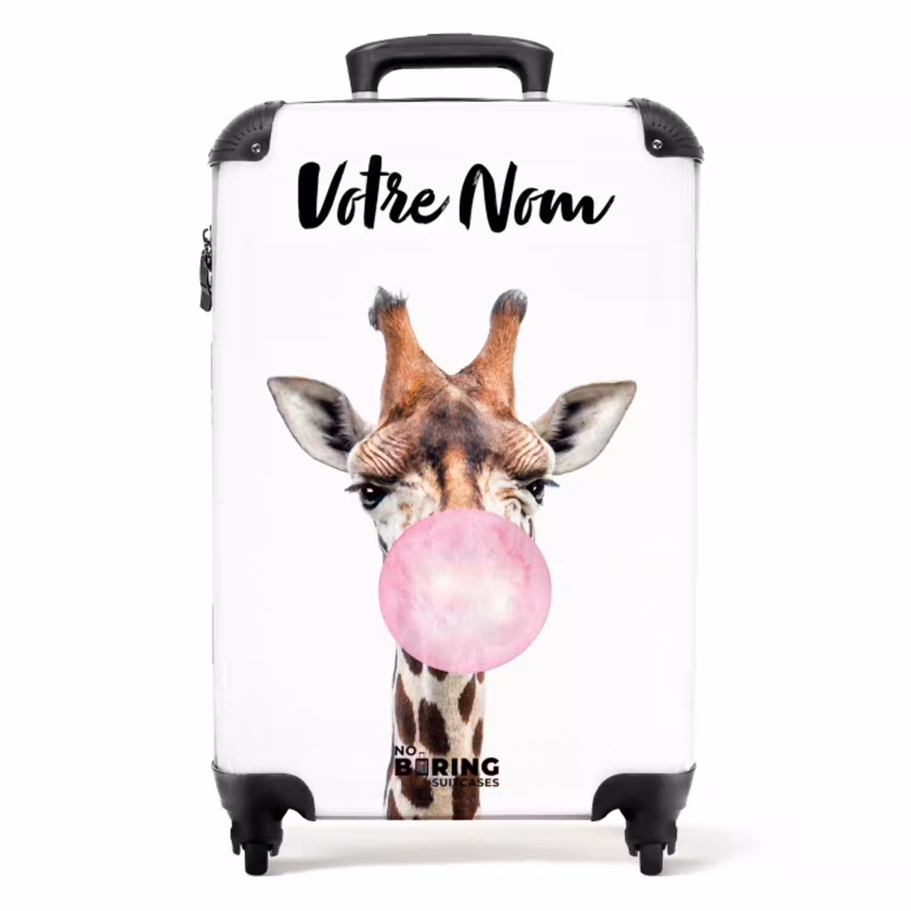 Kauwende Kobus NBS - Handbagage koffer - Kinderen Unisex middel -productfoto_recht