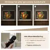 Olijfolie - Graffiti - Peper - Olijven - Modern Light Box met batterij (Wandlamp) middel -USP_dimbaarNL