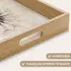 Paardenbloem - Minimalistisch - Wit Dienblad Rechthoek middel -USP_HandgreepNL