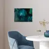Inductie mat - Jungle - Inductie beschermer - Palmblad - Natuur poster papier klein -sfeer3