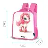 Eenhoorn met roze manen Kinderrugzak - Roze middel -productfoto_formaten