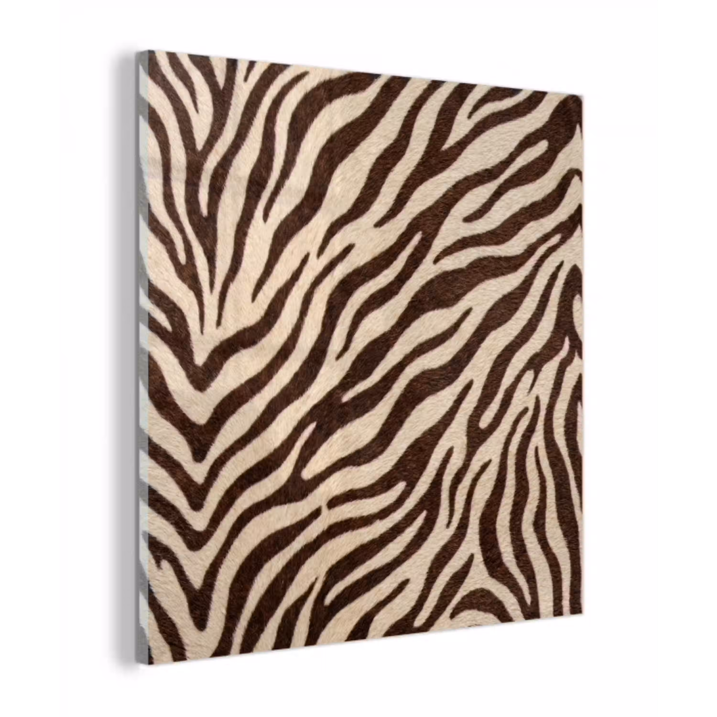 Zebra - Strepen - Bruin plexiglas 5mm klein -z3d