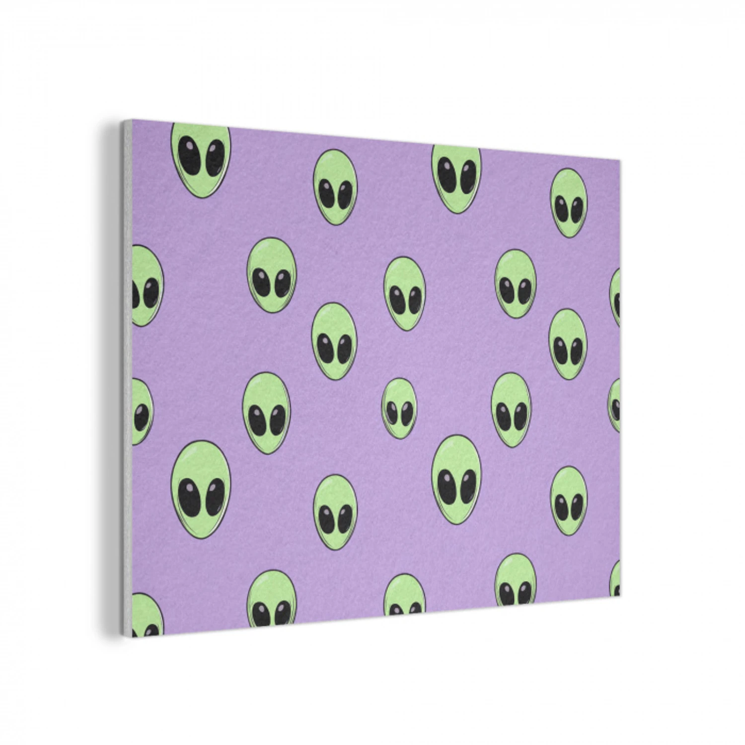 Alien - Retro - Lila PET vilt klein 837 -3d