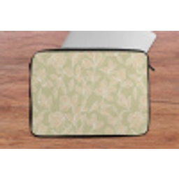 Organisch - Subtiel - Groen laptophoes neopreen klein 279 -tafel