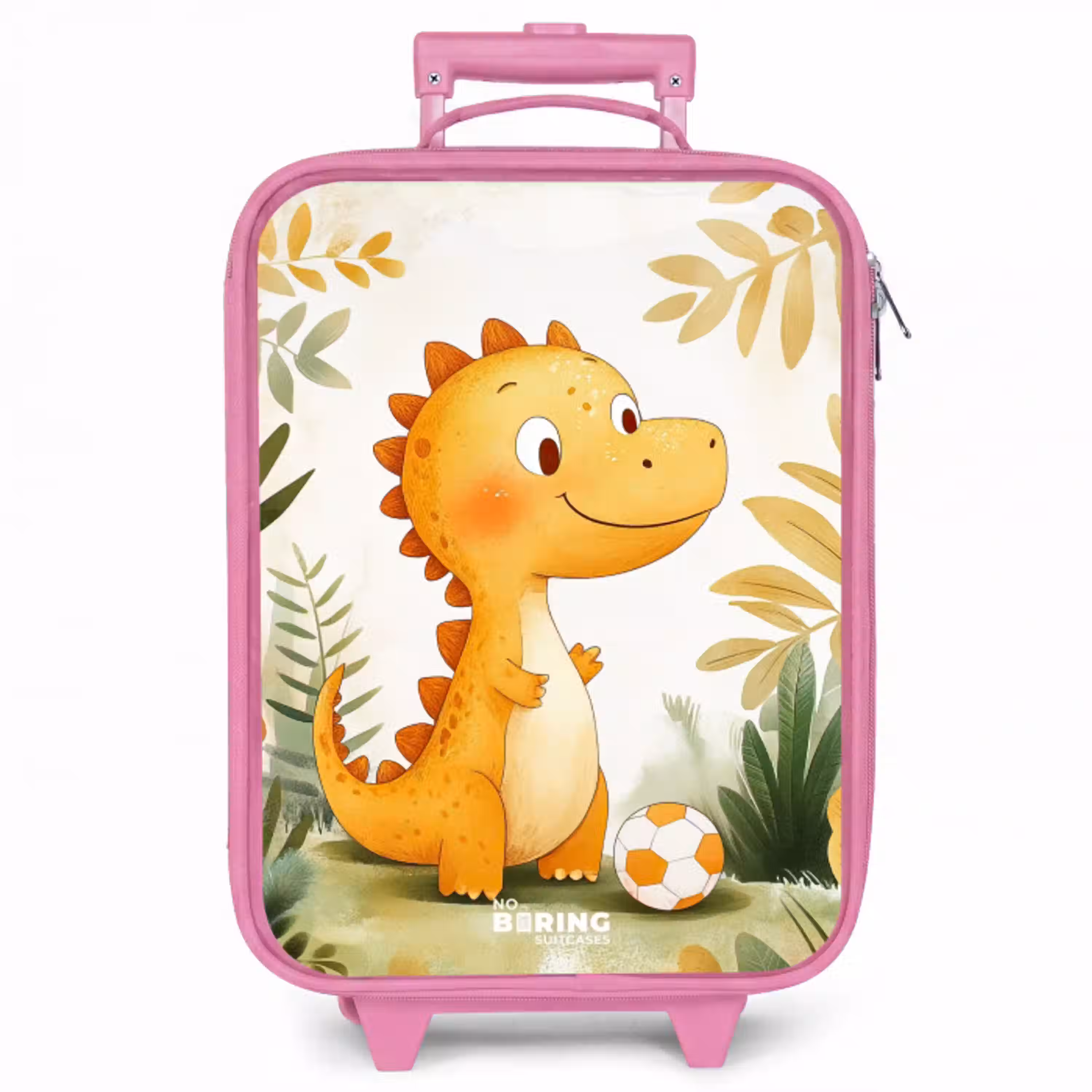 Dino - Voetbal - Oranje Kinderkoffer - Roze klein -zzz_website3d