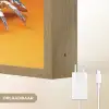 Kreeft - Delftsblauw - Schild - Stoer - Oranje Light Box met batterij (Wandlamp) middel -USP_websiteoplaadbaarNL