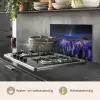Bloemen - Nacht - Lupine - Sterrenhemel - Paars - Natuur keuken achterwand spatscherm klein -usp_NL
