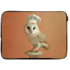 Kerkuil - Koksmuts - Oranje - Vogel laptophoes neopreen klein -zkaufland3dotto