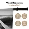 Loopbrug - Hout - Strand - Zee Wandkleed katoen klein -sfeer2