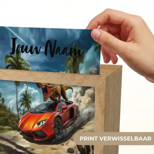 Sportauto - Rood - Dino Light Box met kabel (Kinderlampje) klein -USP_websiteprintNL
