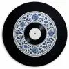 Vinyl - LP - Delfts Blauw - Muziek Wandcirkel kunststof plaat 5mm dik klein -3d