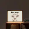 Koe - Bohemian - Kalfje - Bloemen Light Box met batterij (Wandlamp kind) middel -sfeer1_kind
