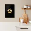 Appel - Goud - Chrome - Zwart KitchenYeah - Keuken - Fotolijst klein -sfeer1