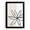 Bloemen - Minimalisme - Pastel fotolijst zwart zonder passe partout klein -3d