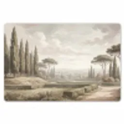 Vallei - Tuin - Natuur - Groen Placemat vinyl groot -zzsfeer1_Kitchenyeah-website