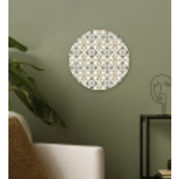 Floraal - Patroon - Kleurrijk Wandcirkel kunststof plaat 5mm dik klein 188 -sfeer3
