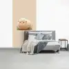 Schaap - Beige - Bloemen fotobehang vinyl groot -slaapkamer