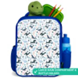 Klein - Oceaan - Walvissen - Octopus Kinderrugzak - Blauw middel 862 -inhoud_UK