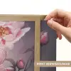 Rozen - Bloemen - Roze - Kunst - Watercolor Light Box met batterij (Wandlamp) middel -USP_websiteprintNL