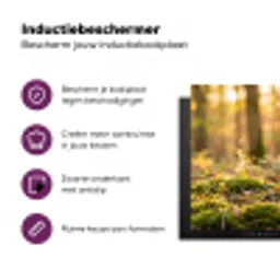 Houtsnip - Bos - Bladeren - Herfst - Gecamoufleerd Inductie beschermer vinyl 3mm klein -zzzzzzz-cc-usp