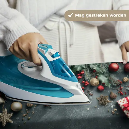 Kerstomlijsting - Hulst - Kleurrijk Wandkleed katoen klein -sfeer9