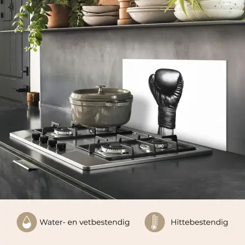Bokshandschoen - Zwart - Hand keuken achterwand spatscherm klein -usp_NL